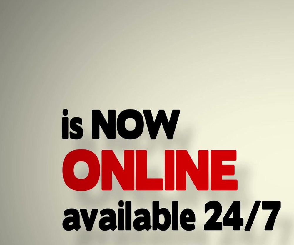 Text graphic announcing the One Day Review is now online, available 24/7
