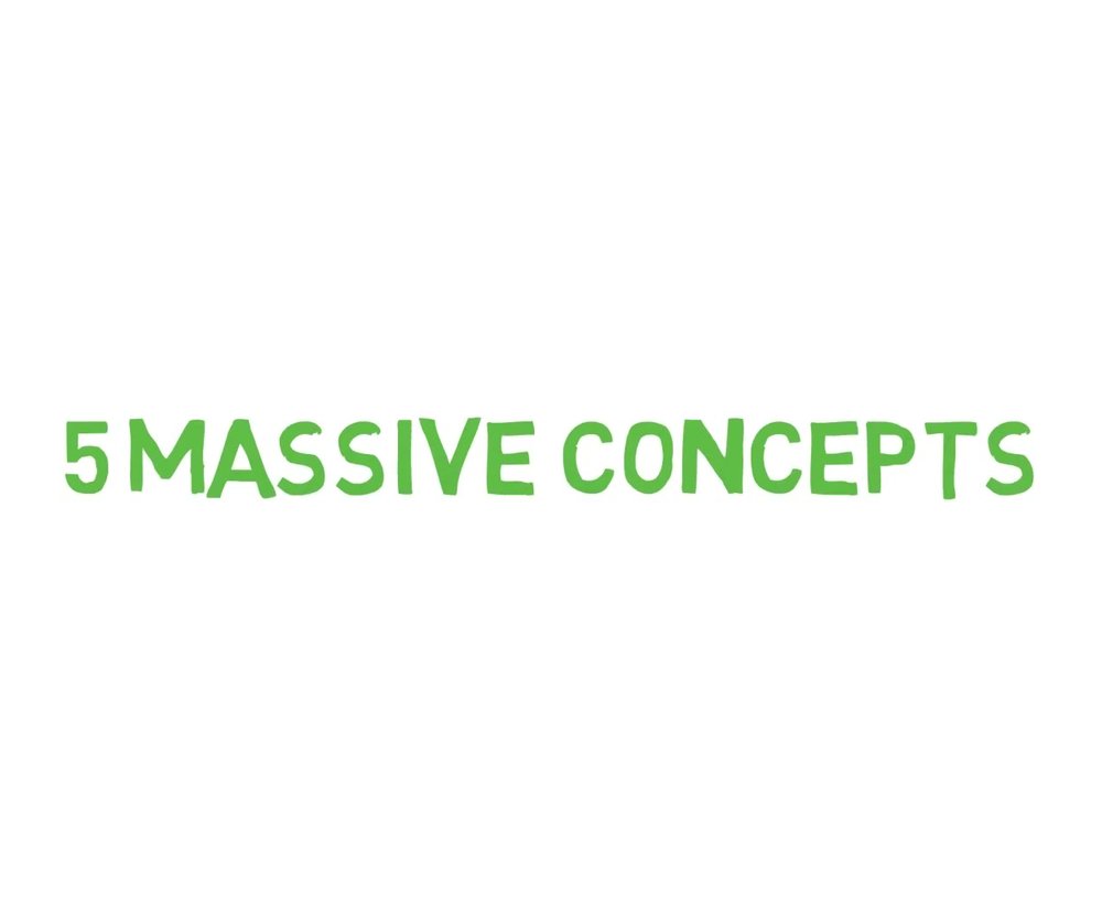 5 Massive Concepts text graphic from the PSI exam study tips video