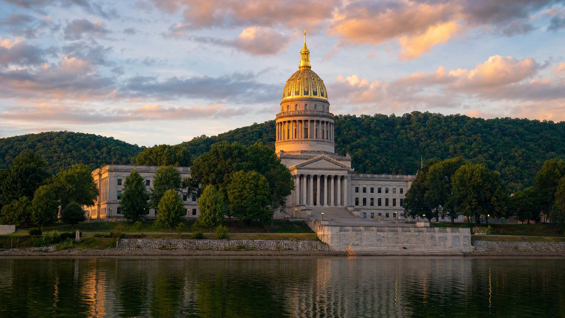 West Virginia State Capitol in Charleston — home of the WV Real Estate Commission